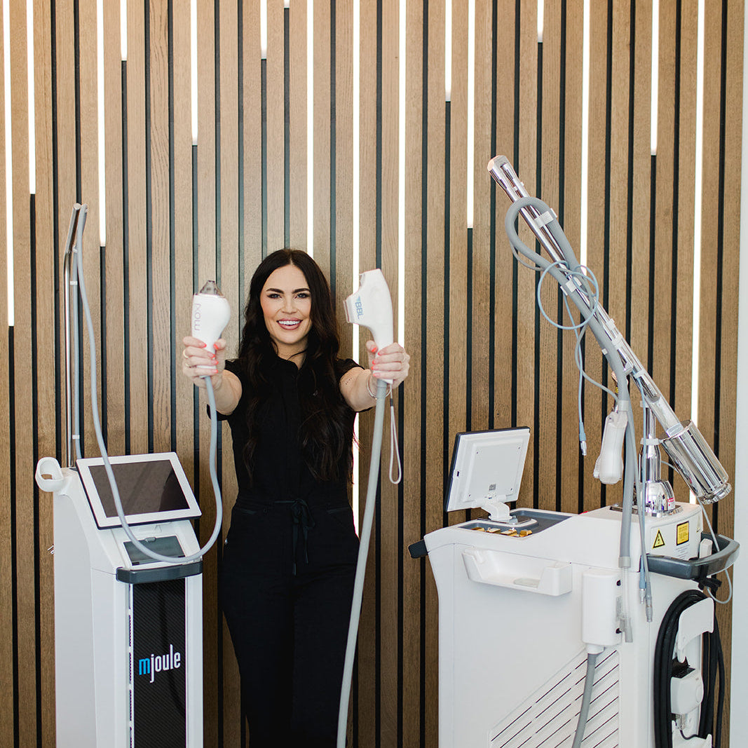 Revay showing different lasers to show how to pick the perfect laser for your skin