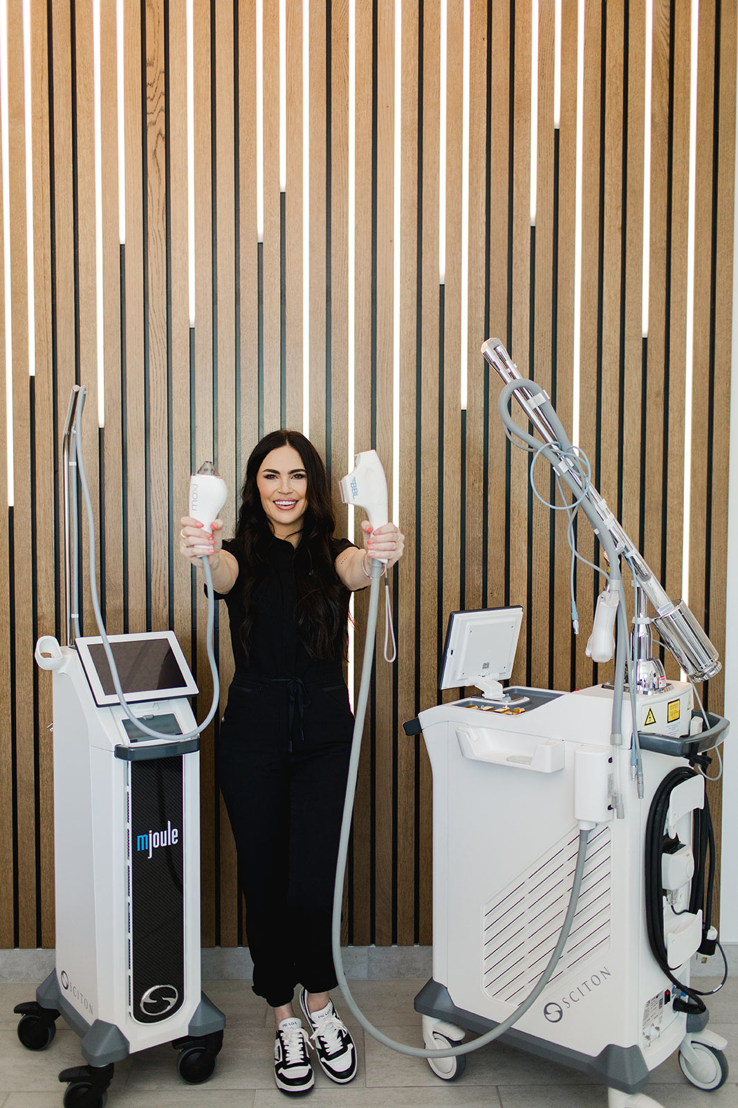Revay showing different lasers to show how to pick the perfect laser for your skin