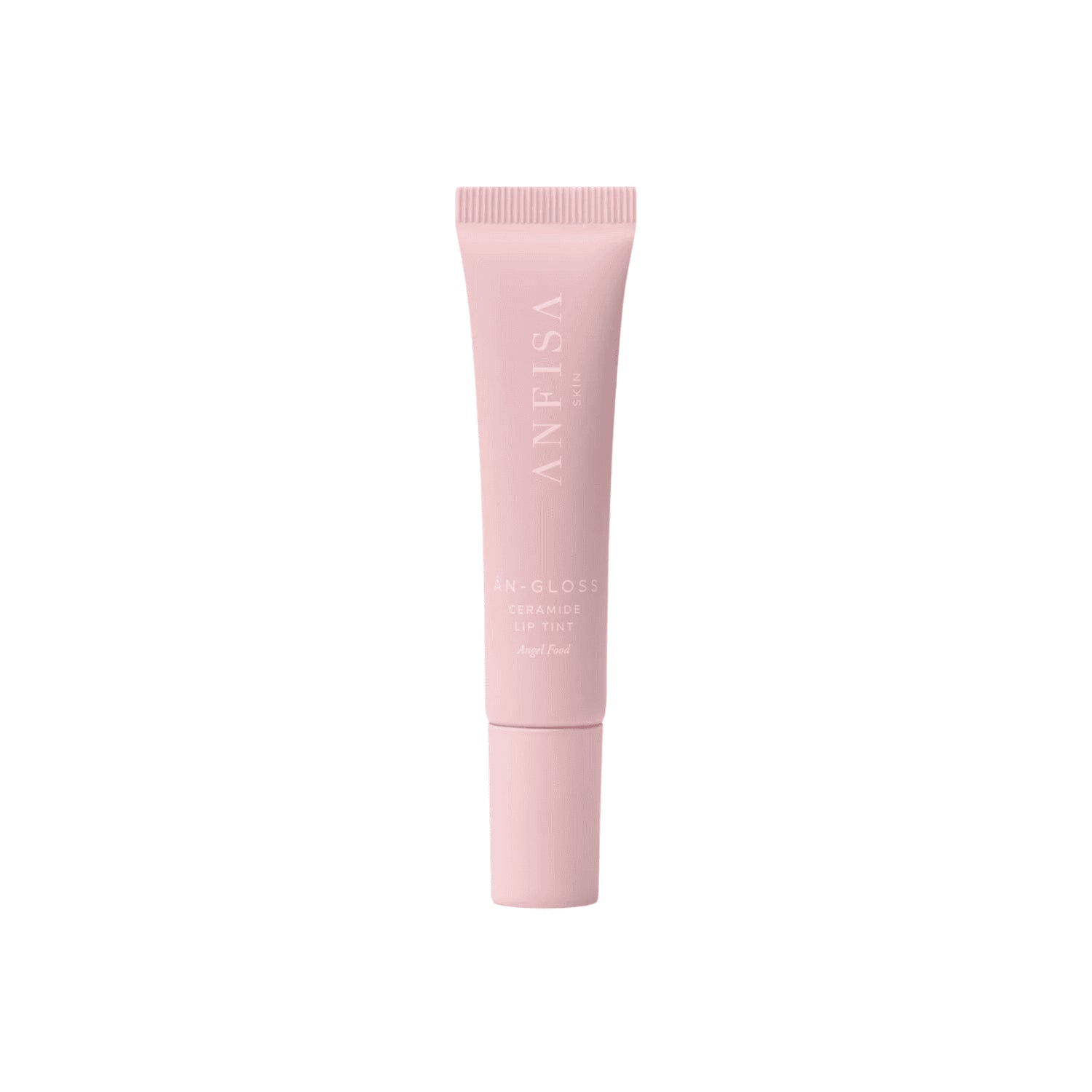AN-GLOSS Ceramide Angel Food Lip Tint tube against a white background