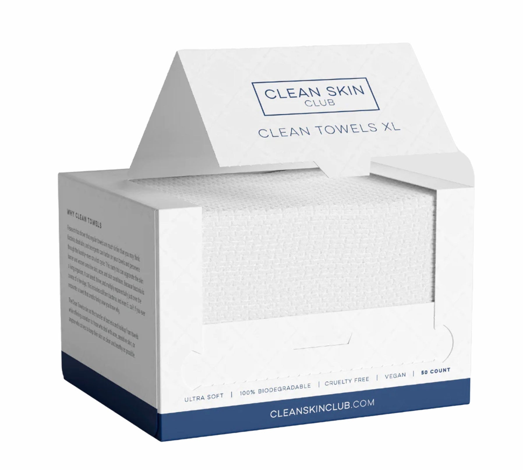 Clean Skin Club Clean Towels XL Box (50 Count)-Towels-Clean Skin Club-Revay Aesthetics