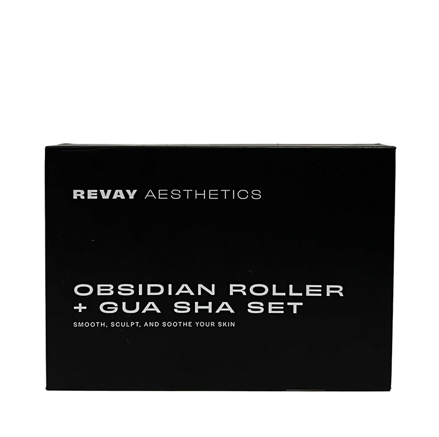 gua sha and roller box revay aesthetics branded