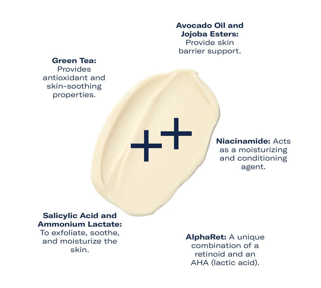 key ingredients of Skinbetter AlphaRet Body Overnight Cream