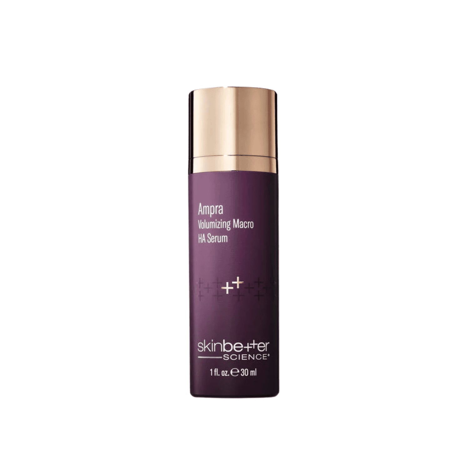 Ampra Volumizing Macro HA Serum bottle against a white background